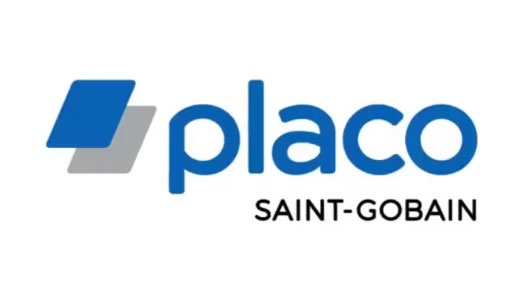 Logo Placo Isover, solutions cloisons et isolation pour projets locaux autour de Saffré
